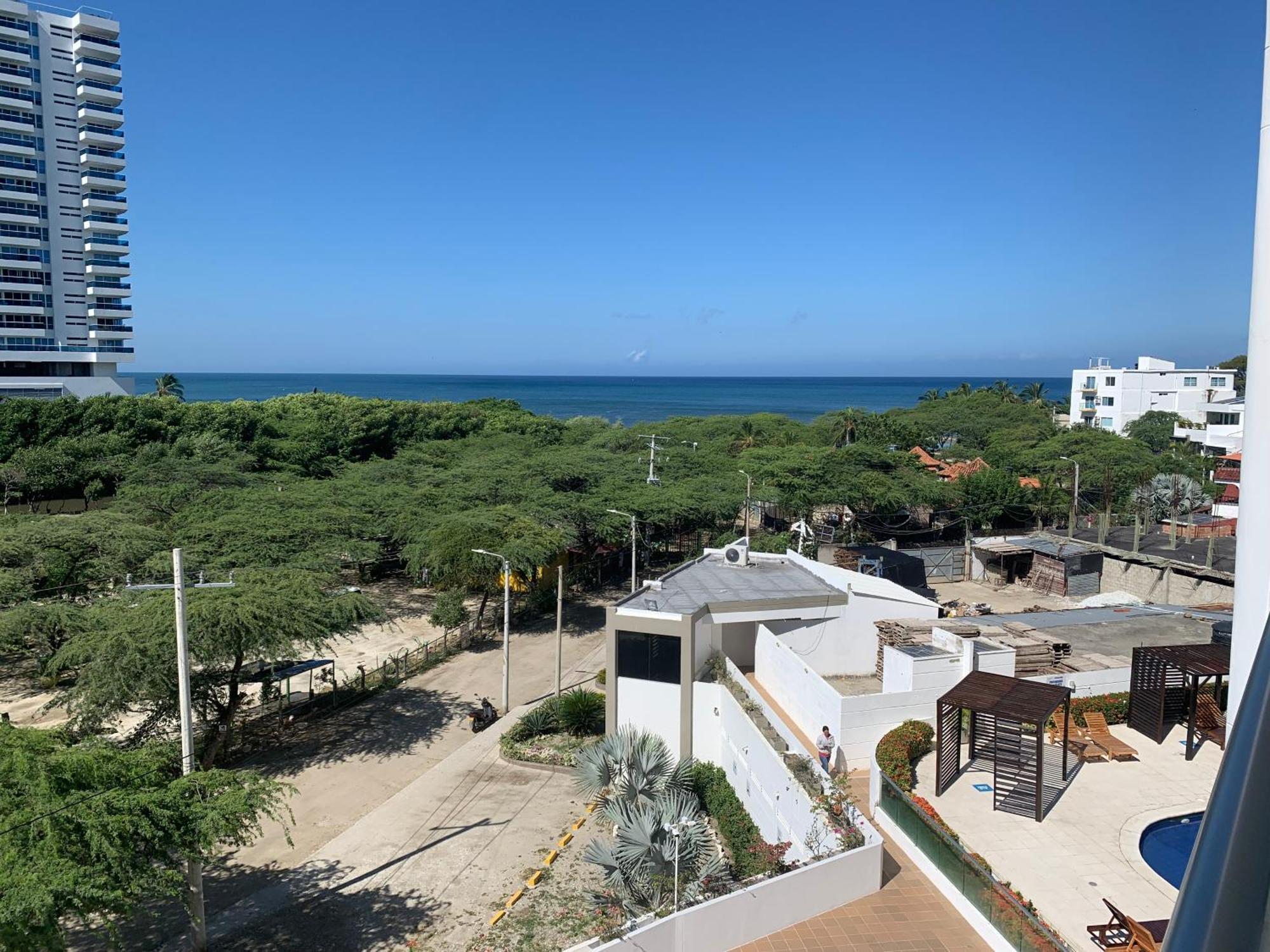 Apartmán Santa Marta Rodadero Sur Playa Salguero A 200 Mts Del Mar Exteriér fotografie